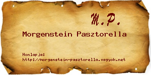 Morgenstein Pasztorella névjegykártya